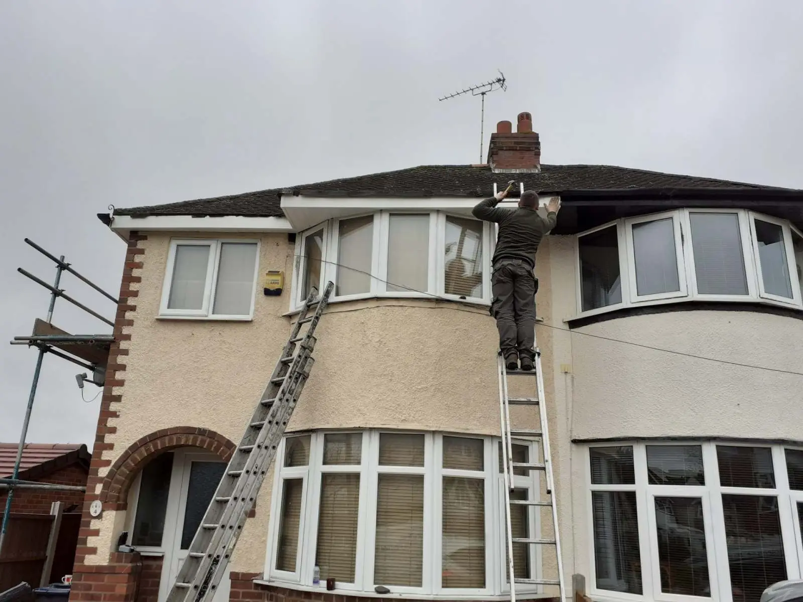 Westridge Roofing team at work on a Midlands roof, illustrating the company blog